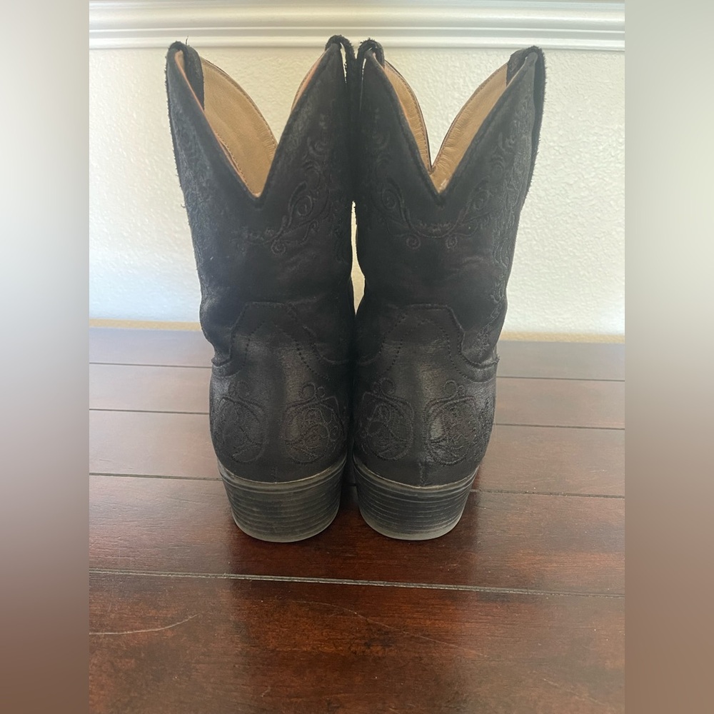 Roper Women’s Riley Vintage Short Western Boots - Snip Toe - size 10 - Picture 4 of 9